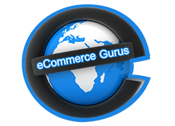 an earth with ecommerce gurus tag over it,